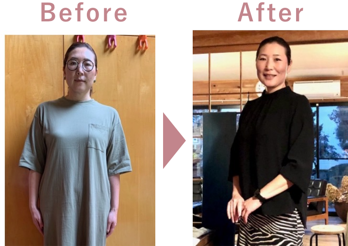 健康的なビフォーアフター